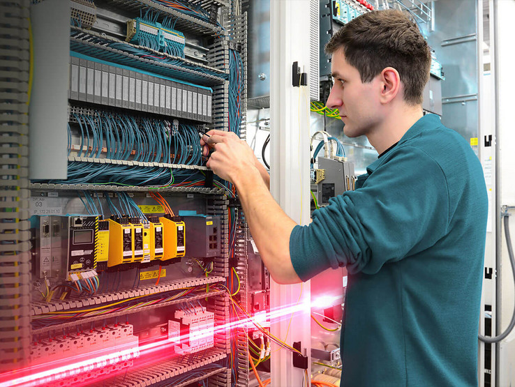 Panel wire man wiring control cabinet